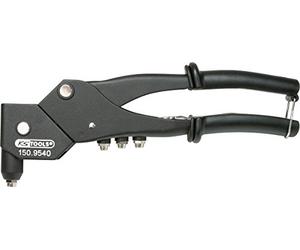KS Tools 150.9619 Remachadora de mano con cabeza giratoria 360°