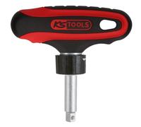 KS Tools 151.1109-E 1/4" ERGOTORQUEmax Carraca de mango en T 45 dientes, colgador