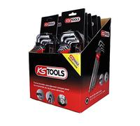 KS Tools, 151.2800D, pantalla de 10 juegos de 9 llaves macho para tornillos dañados 6 caras