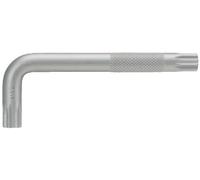 KS Tools 151.4107 - Llave acodada multiestriada (XZN), corta, M14