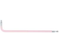 KS Tools 151.4271 Llave acodada Torx con cabeza de bola, XL, T10, rosa