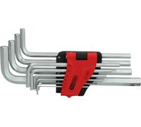 KS Tools 151.5040 Juego de llaves Allen, largas, 10 pzs