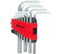 KS Tools 151.5080 Juego de llaves Allen en un soporte abatible,10 pzs 1,5-10mm