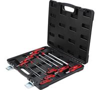 KS Tools 151.8150 Juego de llaves Allen CLASSIC ERGOTORQUEplus con cabeza de bola y mango en T, 9 pzs.
