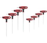KS Tools 151.8165 set de llaves Torx acodadas con empuñadura en T con orivicio, 8 pzs