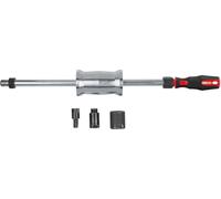KS Tools 152.1275 Juego de extractor de inyectores M27+M17+10 mm con pesa de impacto de 1,5 kg, 4 pzs