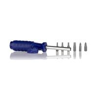 KS Tools 153.1050 1/4" Destornillador para puntas intercambiables STAINLESS STEEL, 206 mm