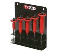 KS Tools 156.0000 Juego de botadores para pasadores con mango protector, 5 pzs 3-8 mm