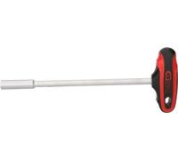 KS Tools 158.5010-E Destornillador de llave de vaso con mango en T largo, 10mm, colgador