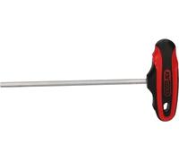 KS Tools 158.8035-E Llave Allen hexágono interior mango en T, 5mm, 185mm, colgador