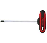 KS Tools 158.8040-E Llave Allen hexágono interior mango en T, 10mm, 235mm, colgador