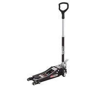 KS Tools 161.0372 - Gato hidráulico extrabajo | Gato hidráulico extra bajo acero ULTIMATE 2 t con doble rueda delantera, elevación automotriz