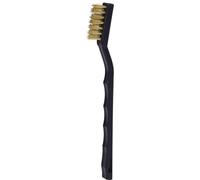 KS Tools 201.2316-E Cepillo de alambre de latón para bujías, 2 hileras, 170mm, colgador