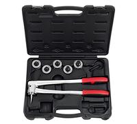 KS Tools 202.1400 - Juego de alicates para encajar (5 cabezas) | Estuche de pinza de enganche con 5 cabezas, herramientas profesionales, cromo vanadio