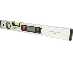 KS Tools 204.5490 Nivel de burbuja digital con perfil de aluminio, 416 mm