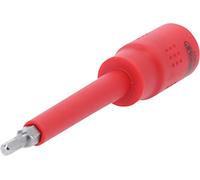KSTools - Llave de vaso hexagonal (3/8", 4 mm, 122 mm de largo)