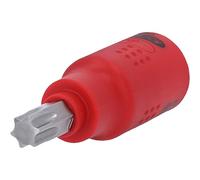 KS TOOLS 3/8" Isolierte Bit-Stecknuss Torx, T50, 60mm 118.3818