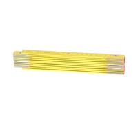 KS Tools 300.0060 Regla plegable de madera, amarilla, 2 m