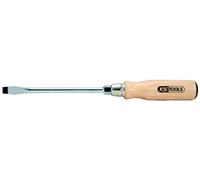 KS Tools 300.1002 ERGOTORQUE WOOD Destornillador con mango de madera, ranurado, 4,5mm