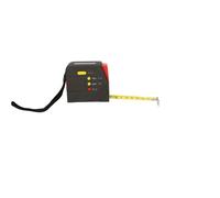 KS Tools 300.1111 Cinta métrica eléctrica con bloqueo y clip para cinturón, digital, 5 m, 19 mm