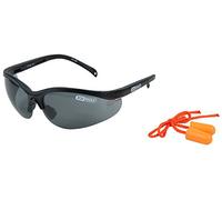 KS Tools 310.0171 Gafas de protección, Negro Con Tapones