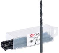 KS Tools 330.1030 Broca helicoidal HSS-R, 3mm, paquete de 10 | Lot de 10 forets HSS laminés en métal, Ø3,0 mm, acier HSS