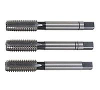 KS Tools 331.0025 Juego de machos de roscar manuales HSS tipo M, M2,5x0,45,3 pzs