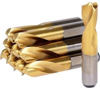 KS Tools 332.0809 Fresas de puntos de soldadura HSSE TiN, Ø 8mm, paquete de 10