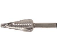KS Tools 336.0025 HSS Broca cónica para chapa spiralgenutet, Ø5-20 mm