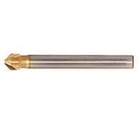 KS Tools 336.0174 Avellanador desbarbador HSS TiN de 90°, 6 mm