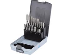 KS Tools 336.0641 - Pack de 21 piezas con juego de machos de roscar a mano HSS, M3-M12