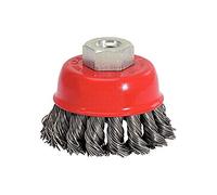 KS Tools 340.0022 Cepillo de vaso de alambre de acero trenzadas, 65 mm, alambre de acero 0,50