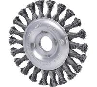 KS Tools 340.0043 Cepillo redondo de acero trenzado, ø 125 mm, alambre de acero 0,50