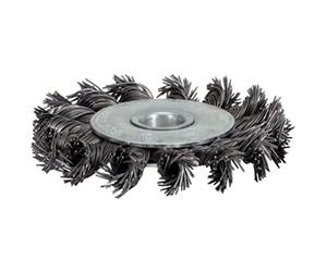 KS Tools 340.0046 Cepillo redondo de acero trenzado, ø 115 mm, inoxidable 0,50