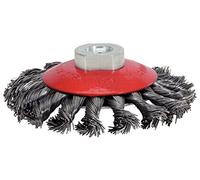 KS Tools 340.0049 Cepillo redondo de acero trenzado, ø 115 mm, alambre de acero 0,50