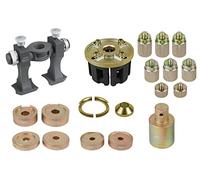 KS Tools 440.9998 Juego de herramientas universales para desmontaje y montaje de rodamientos de rueda compactos, 33 pzs