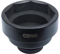 KS Tools 450.0222 Llave de vaso de impacto para tuercas de eje de 1" 8 cantos, 100 mm