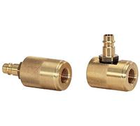 KS Tools 450.0315 - Pack de 2 piezas con adaptadores para aire comprimido