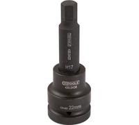 KS Tools 450.0464 - Vaso de impacto para puntas Allen, largo (tamaño: 24 mm, 3/4")