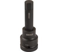 KS Tools 450.0493 - Vaso de impacto para puntas Allen, largo (tamaño: 22 mm, 1")
