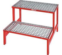 KS Tools 450.0960 - Escalerilla de seguridad para trabajos de montaje (690 x 620 x 450 mm)