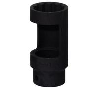 KS Tools 455.0031 Llave de vaso de 12 cantos para inyectores diésel de 1/2", 28 mm