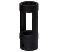 KS Tools 455.0033 Llave de vaso de 12 cantos para inyectores diésel de 1/2", 22 mm