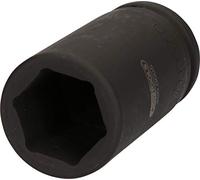 KS Tools 460.0005 Llave para tuercas de eje de 3/4", 6 cantos, larga, 30 mm