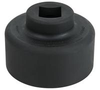 KS Tools 460.0220 Llave para tuercas de eje de 1", 6 cantos, corta, 80 mm