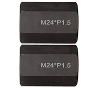KS Tools 460.1777 Juego de adaptadores de rosca M24x1,5x65 mm, 2 pzs