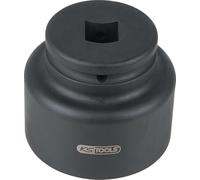 KS Tools 460.2765 Llave para tuercas de eje de 3/4", 8 cantos, corta, 80 mm