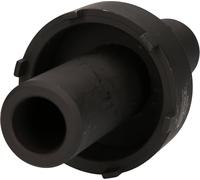 KS Tools 460.3790 Llave de 3/4" para tuercas ranuradas con 6 espigas y tubo guía para ejes de remolque Mercedes, espiga interior Ø 82 mm