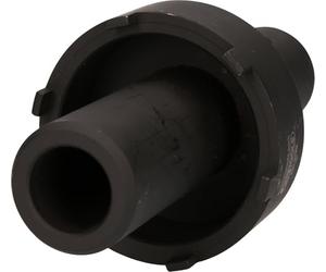 KS Tools 460.3790 Llave de 3/4" para tuercas ranuradas con 6 espigas y tubo guía para ejes de remolque Mercedes, espiga interior Ø 82 mm