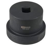KS Tools 460.4235 Llave de vaso de 1" para tuercas de eje con cubo guía, 12 cantos, 95 mm